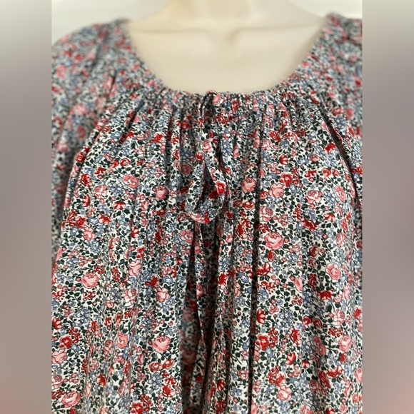 7/4 SALE!🇺🇸DÔEN CHESTNUT🇺🇸Dress-White Petite Jardin! EUC! Size XS! - Picture 5 of 6